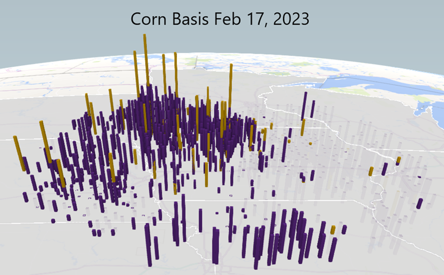 Corn basis 2023